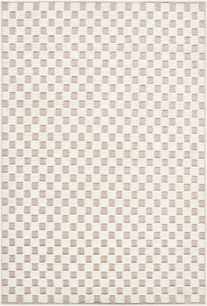 Livabliss Lyna Art Deco Machine Woven Turkish Accent Rug Soft Pile for Entryways and Baths Beige, Cream 7'10" x 10'1" LYA2345-710101
