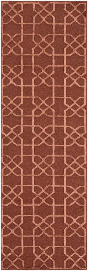Surya Lydia 2' X 3' Hand Knotted Wool Rug - Luxurious Handmade Design For Timeless Home Elegance Dark Brown Wool Lyd6003-268