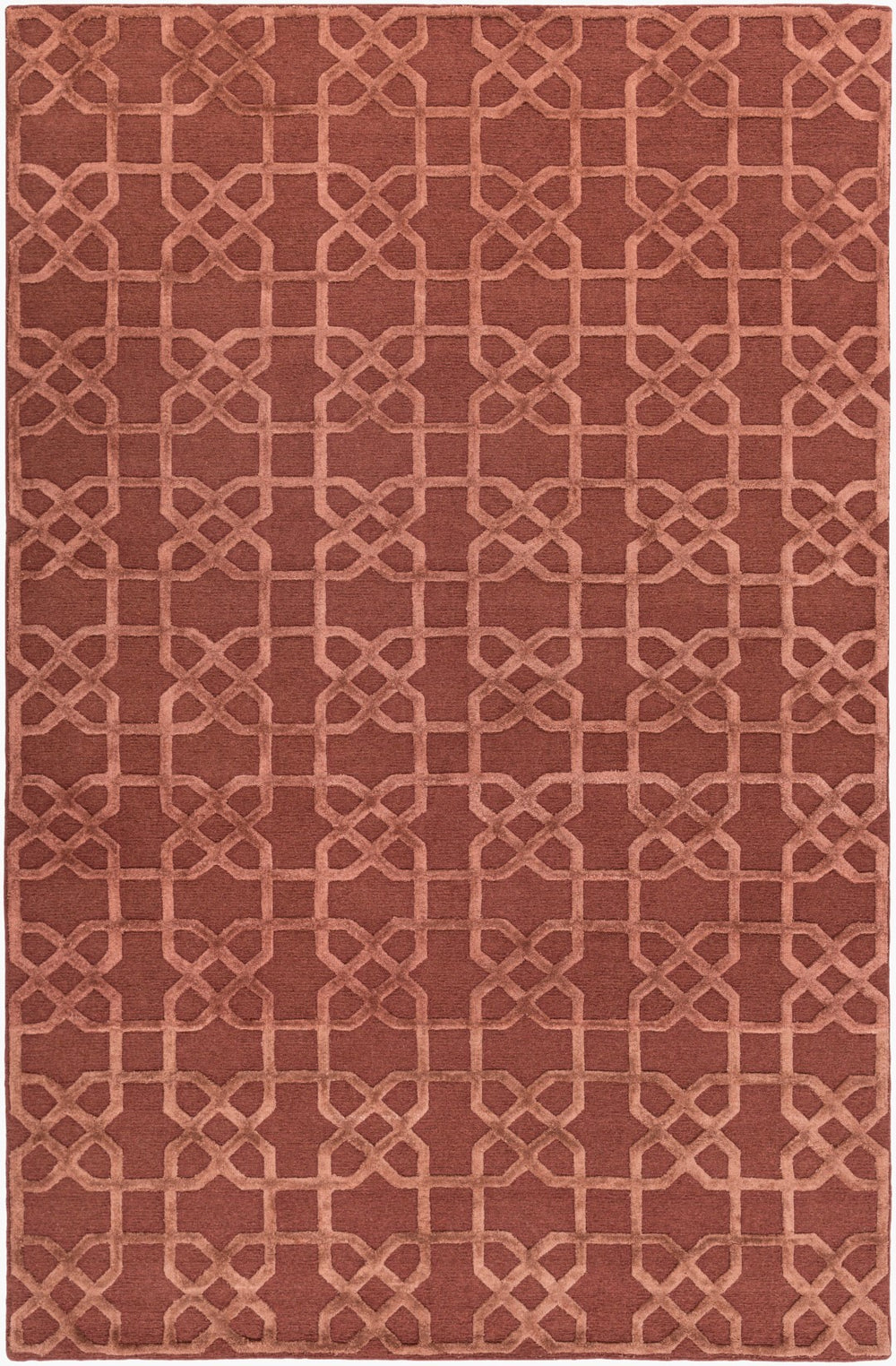 Surya Lydia 2' X 3' Hand Knotted Wool Rug - Luxurious Handmade Design For Timeless Home Elegance Dark Brown Wool Lyd6003-69