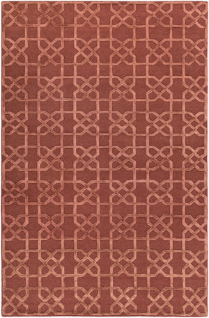 Surya Lydia 2' X 3' Hand Knotted Wool Rug - Luxurious Handmade Design For Timeless Home Elegance Dark Brown Wool Lyd6003-69