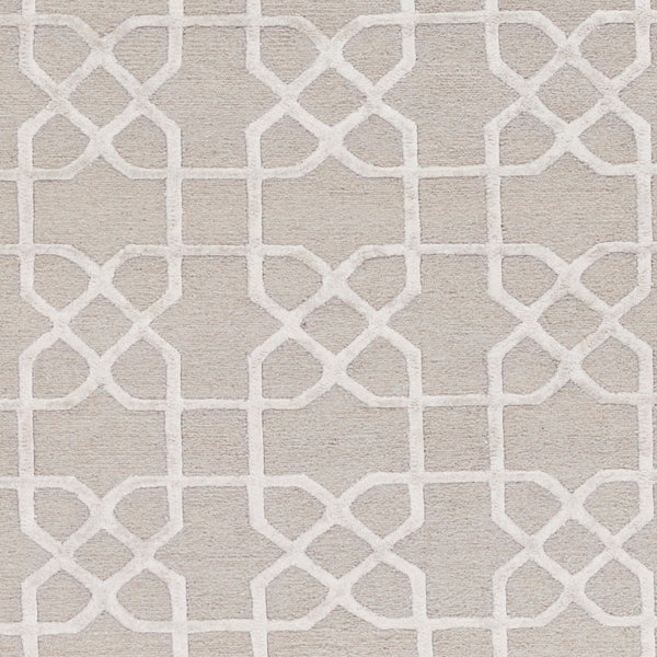 Surya Lydia 2' X 3' Hand Knotted Wool Rug - Luxurious Handmade Design For Timeless Home Elegance Gray Wool Lyd6006-69