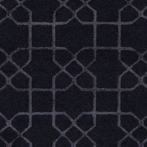 Surya Lydia 2' X 3' Hand Knotted Wool Rug - Luxurious Handmade Design For Timeless Home Elegance Black Wool Lyd6007-69