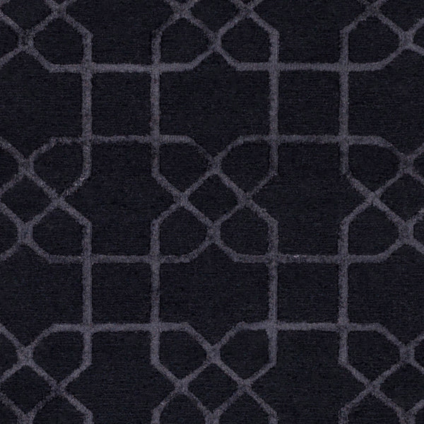 Surya Lydia 2' X 3' Hand Knotted Wool Rug - Luxurious Handmade Design For Timeless Home Elegance Black Wool Lyd6007-69