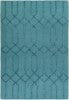 Surya Lydia 2' X 3' Hand Knotted Wool Rug - Luxurious Handmade Design For Timeless Home Elegance Teal Wool,Viscose Lyd6010-46