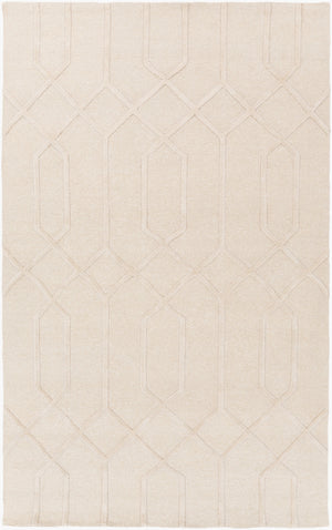 Surya Lydia 2' X 3' Hand Knotted Wool Rug - Luxurious Handmade Design For Timeless Home Elegance Beige Wool,Viscose Lyd6016-69