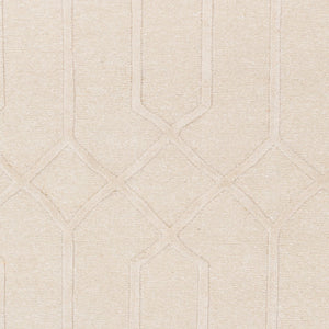 Surya Lydia 2' X 3' Hand Knotted Wool Rug - Luxurious Handmade Design For Timeless Home Elegance Beige Wool,Viscose Lyd6016-69