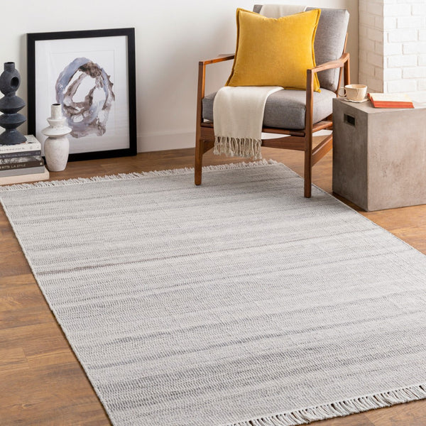 Surya Lily Eco-friendly 10' X 14' Hand-woven Area Rug For Modern Homes - Durable, Stylish, Easy Care Light Beige Recycled Pet Yarn Lyi2300-810