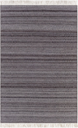 Surya Lily Eco-friendly 10' X 14' Hand-woven Area Rug For Modern Homes - Durable, Stylish, Easy Care Charcoal Recycled Pet Yarn Lyi2304-576