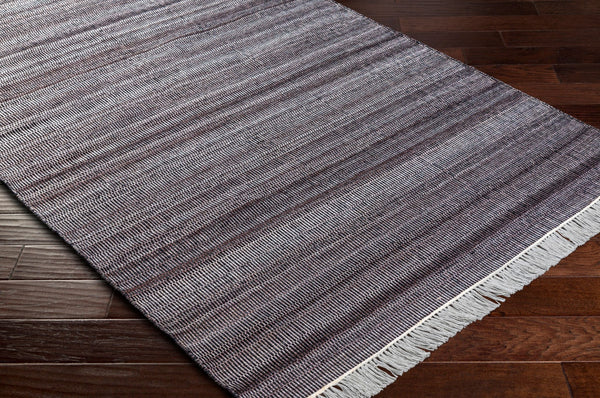 Surya Lily Eco-friendly 10' X 14' Hand-woven Area Rug For Modern Homes - Durable, Stylish, Easy Care Charcoal Recycled Pet Yarn Lyi2304-576