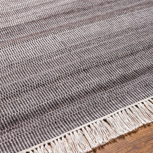 Surya Lily Eco-friendly 10' X 14' Hand-woven Area Rug For Modern Homes - Durable, Stylish, Easy Care Charcoal Recycled Pet Yarn Lyi2304-576