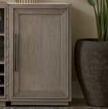 Parker House Pure Modern Dining Bar Cabinet Moonstone Oak and Ash Solids and Oak Veneers DPUR#22BC