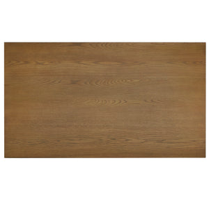 Homelegance By Top-Line Miranda Cornice Rectangle Storage Shelf Coffee Table Brown Wood