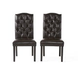 Christopher Knight Home® - Noble House - - Harriet Kd Tufted Dining Chairs Mp2 (Set Of 2)