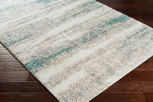 Livabliss Lyra Plush Shag Accent Rug Machine Woven Polypropylene for Modern Minimalist Spaces Blue, Medium Gr 7'10" x 10'2" LYR2300-710103