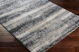 Livabliss Lyra Shag Polypropylene Accent Rug Turkish Woven Minimalist Plush Pile for Small Spaces LYR2302-23