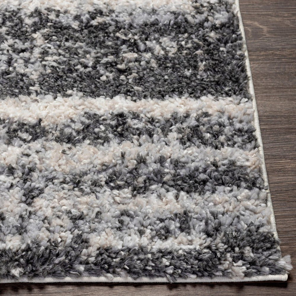 Livabliss Lyra Shag Polypropylene Accent Rug Turkish Woven Minimalist Plush Pile for Small Spaces LYR2302-23