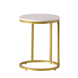 Christopher Knight Home® - Noble House - Ingersol Modern Glam C-Shaped End Table