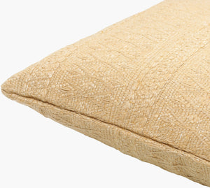 Surya Lynx Elegant 18" Accent Pillow – Stylish Linen & Cotton Blend For Comfort And Sophistication In Decor Tan Linen,Cotton,Polyester,Linen,Cotton,Polyester Lyx002-2222