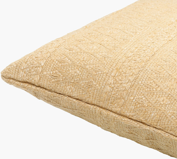 Surya Lynx Elegant 18" Accent Pillow – Stylish Linen & Cotton Blend For Comfort And Sophistication In Decor Tan Linen,Cotton,Polyester,Linen,Cotton,Polyester Lyx002-2222