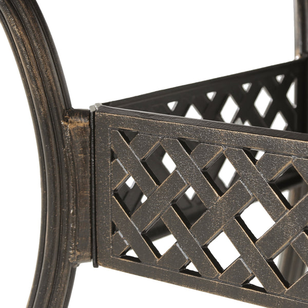 English Elm Christopher Knight Home® - ABIGAIL Outdoor Expandable Dining Table - Natural Acacia Top, Weather-Resistant Aluminum & Iron Base 60703.00