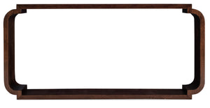 Hooker Furniture Melange Kingston Slim Console Table In Dark Swirl Mahogany Veneer — Narrow Entryway Accent, 62" 628-80153-89