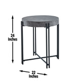 Steve Silver Morgan Round End Table MG200E