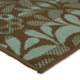 Christopher Knight Home® - Noble House - Ramonna Indoor Floral 5 X 8 Area Rug, Brown and Blue