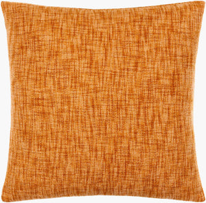 Surya Lizeth Luxurious 18" Accent Pillow - Modern Cotton & Linen Blend For Comfort & Style In Any Room Amber Viscose,Cotton,Linen,Viscose,Polyester,Linen Lzh002-2222d