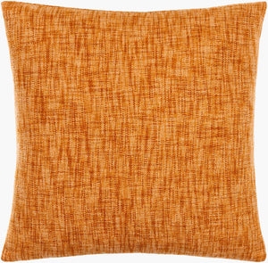 Surya Lizeth Luxurious 18" Accent Pillow - Modern Cotton & Linen Blend For Comfort & Style In Any Room Amber Viscose,Cotton,Linen,Viscose,Polyester,Linen Lzh002-2222d