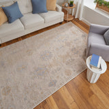 Feizy Rugs Wendover Hand-knotted Eco-friendly Pet Rug – Timeless Oushak Design For Indoor And Outdoor Luxury Ivory,Tan,Blue Pet Wnd6841fbgegryp00