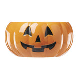 Vintage Halloween Porcelain Pumpkin Candy Bowl, Dishwasher Safe, 112-oz