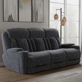 Parker Living Dalton - Lucky Charcoal Power Reclining Sofa Loveseat and Recliner Lucky Charcoal MDAL-321PH-LCH Parker House