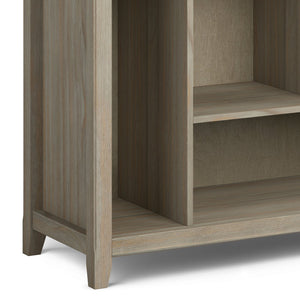 English Elm Amherst Multi Cube Bookcase - Farmhouse Storage Unit In Distressed Grey For Stylish Organization B136P158344