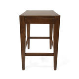 Christopher Knight Home® - Noble House - Farmhouse 26" Wooden Counter Stool, Walnut Finish - Set of 2