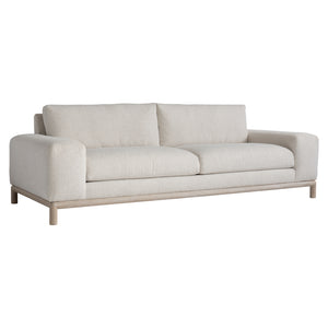 Bernhardt Hadley Fabric Sofa White,Cream Fabric P6287A