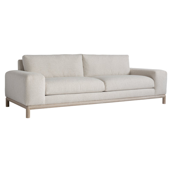 Bernhardt Hadley Fabric Sofa White,Cream Fabric P6287A