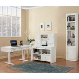 Parker House Boca 57 In. Power Lift Desk Cottage White Poplar Solids / Birch Veneers BOC#257-2