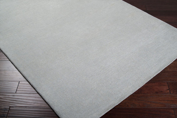 Livabliss Mystique Handloomed Wool Area Rug Sculptural High Low Pile for Large Living Rooms Gray 6' x 6' M211-6RD