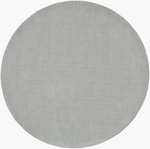 Livabliss Mystique Handloomed Wool Area Rug Sculptural High Low Pile for Large Living Rooms Gray 6' x 6' M211-6RD