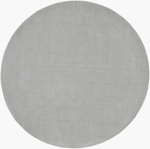 Livabliss Mystique Handloomed Wool Area Rug Sculptural High Low Pile for Large Living Rooms Gray 6' x 6' M211-6RD