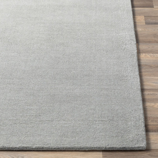 Livabliss Mystique Handloomed Wool Area Rug Sculptural High Low Pile for Large Living Rooms Gray 6' x 6' M211-6RD