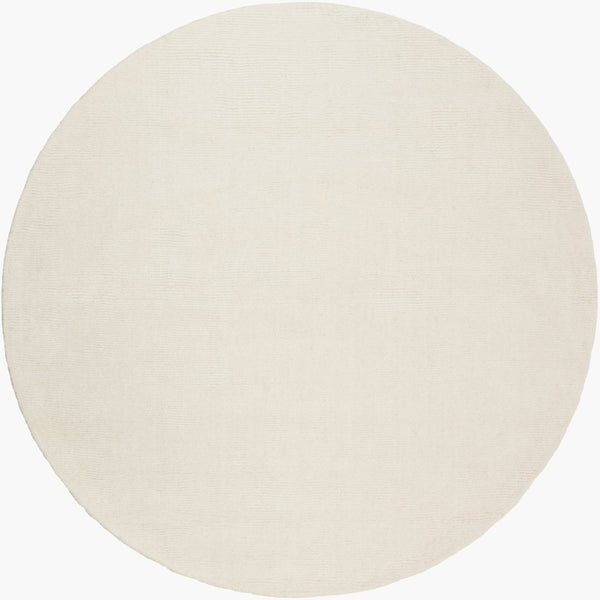 Livabliss Mystique Handloomed Wool Area Rug High Low Pile Sculptural Texture for Living Rooms Beige 9'9" x 9'9" Round M262-99RD
