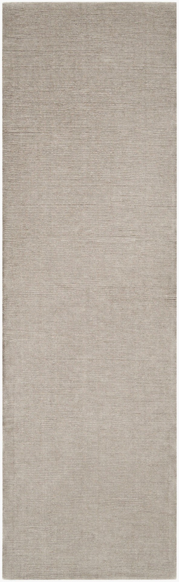 Livabliss Mystique Hand Loomed Wool Area Rug with High Low Pile Texture for Living Room Gray 2'6" x 8' M266-268