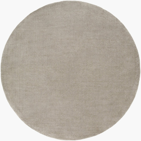 Livabliss Mystique Hand Loomed Wool Area Rug with High Low Pile Texture for Living Room Gray 9'9" x 9'9" Round M266-99RD