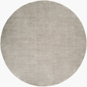 Livabliss Mystique Hand Loomed Wool Area Rug with High Low Pile Texture for Living Room Gray 8' x 8' Round M266-8RD