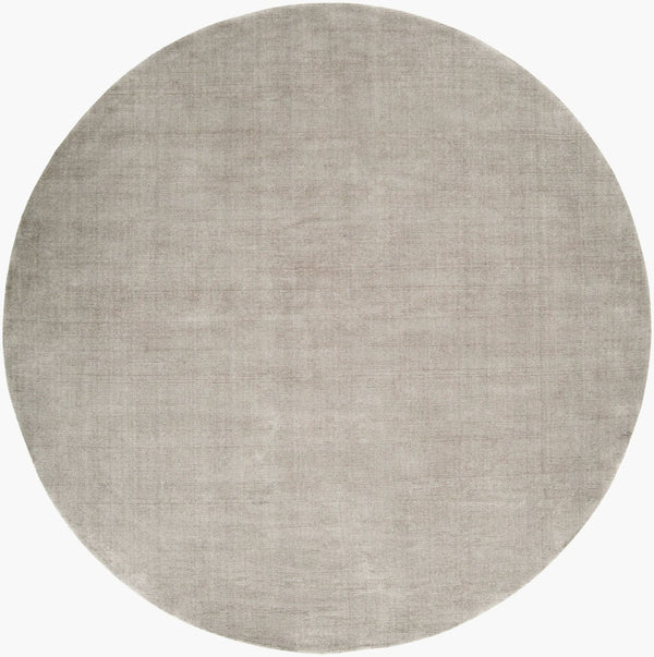 Livabliss Mystique Hand Loomed Wool Area Rug with High Low Pile Texture for Living Room Gray 8' x 8' Round M266-8RD