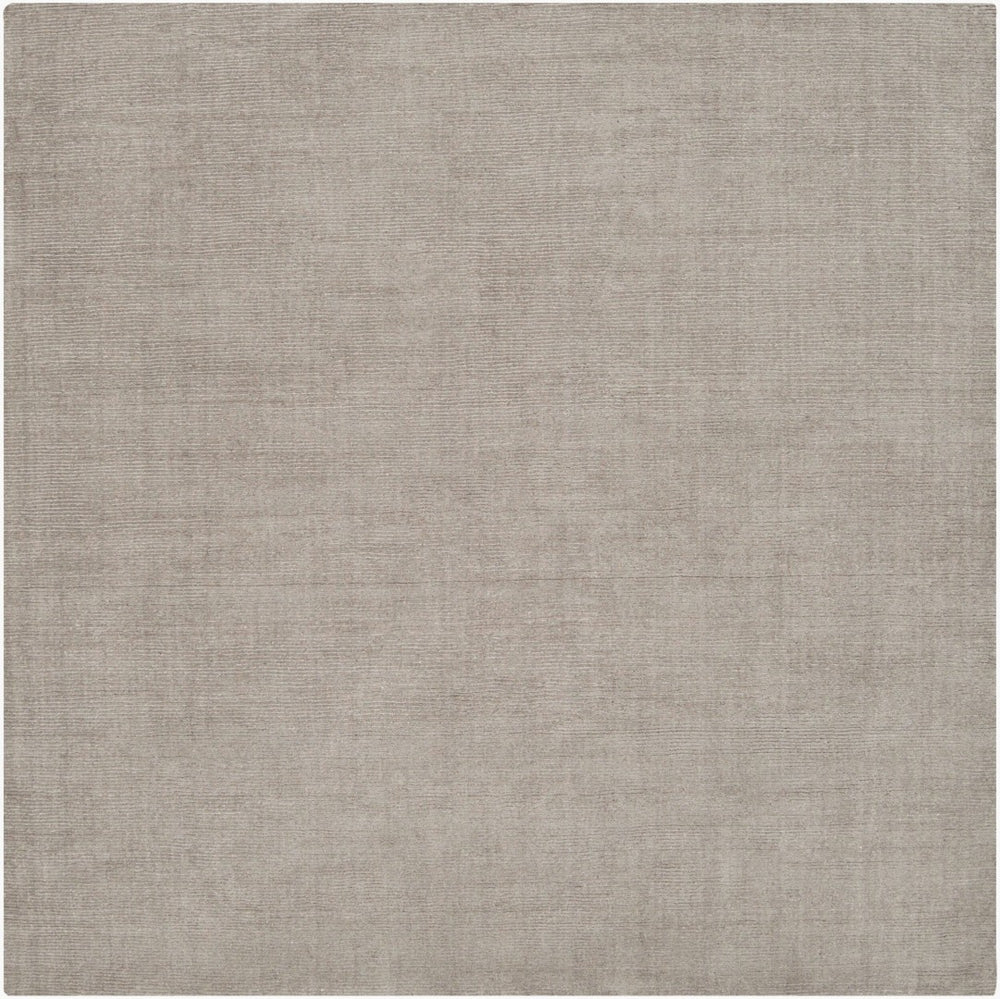 Livabliss Mystique Hand Loomed Wool Area Rug with High Low Pile Texture for Living Room Gray 8' x 8' Square M266-8SQ