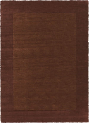 Livabliss Mystique Hand Loomed Wool Area Rug with High Low Pile for Modern Living Rooms Dark Brown 8' x 11' M294-811