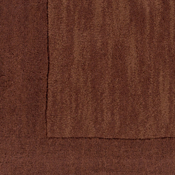 Livabliss Mystique Hand Loomed Wool Area Rug with High Low Pile for Modern Living Rooms Dark Brown 5' x 8' M294-58