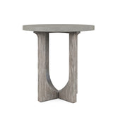 A.R.T. Furniture Vault Round Chairside Table 285303-2354 Gray 285303-2354